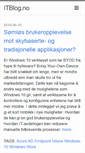 Mobile Screenshot of itblog.no