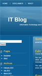 Mobile Screenshot of itblog.co.za